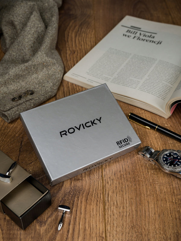 Vīriešu ādas maks Rovicky RV95 S206