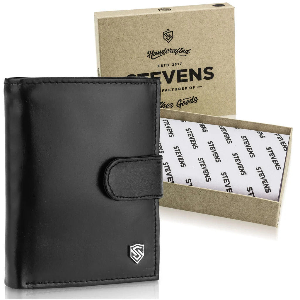 Vīriešu ādas maks Stevens ar RFID aizsardzību 326A S181