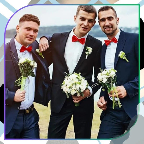 Vīriešu tauriņš, sarkans, satīna