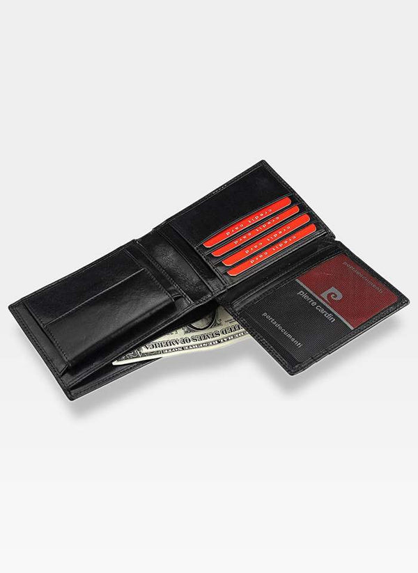 Vīriešu maks Pierre Cardin A51, melns S122