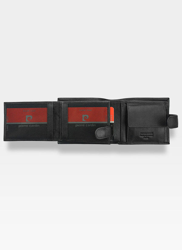 Vīriešu maks Pierre Cardin K06, melns S116