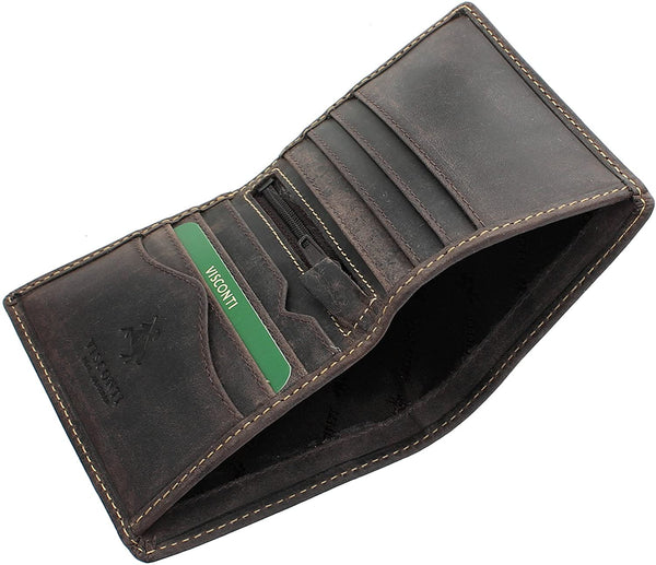 Vīriešu maks Visconti 705 Oil Brn S80