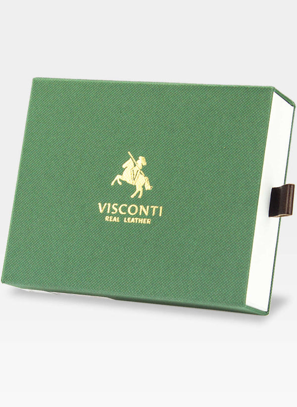Vīriešu maks Visconti C5, brūns S75