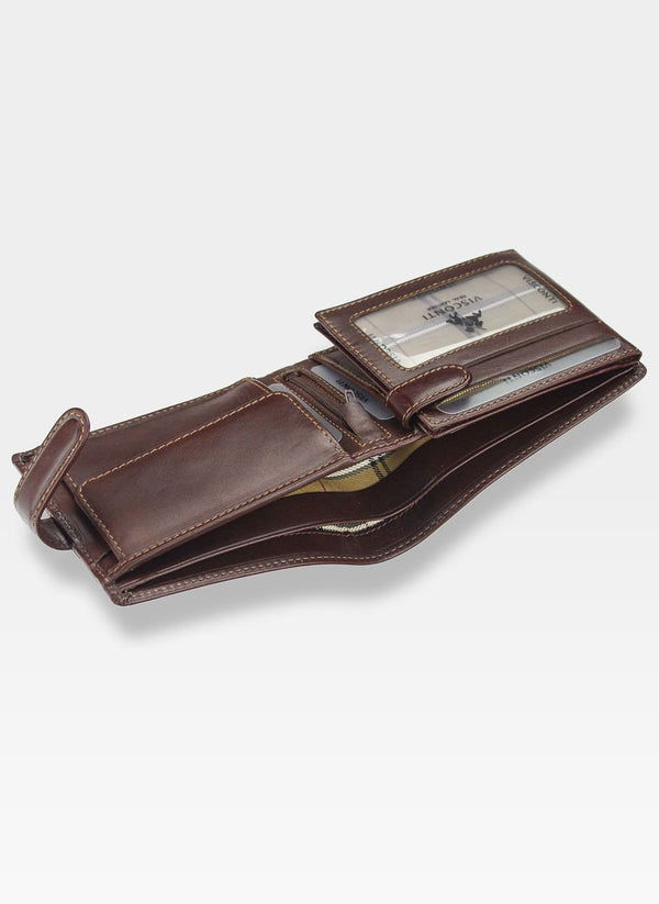 Vīriešu maks Visconti MZ5, brūns S59