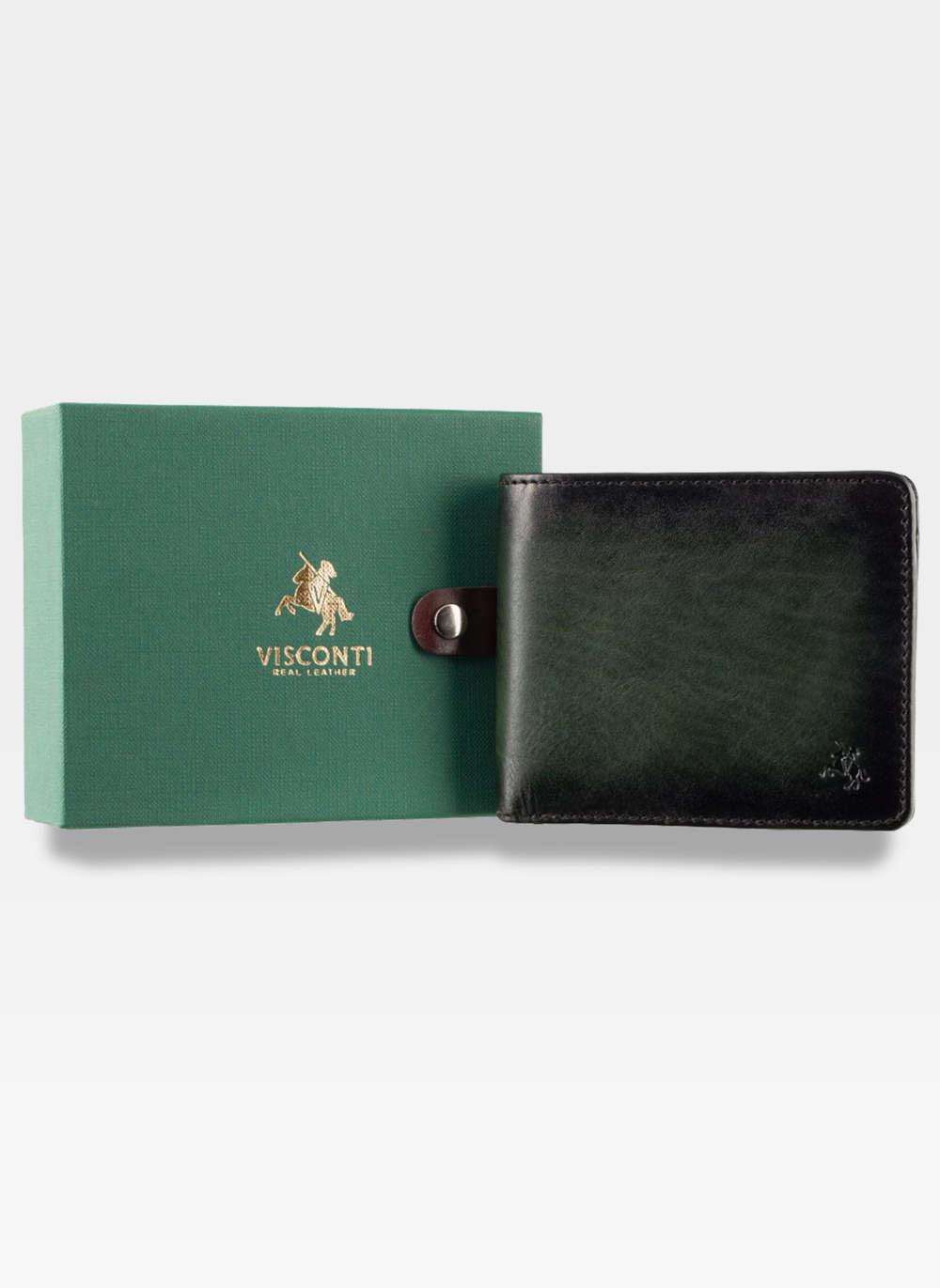 Vīriešu maks Visconti N5, zaļš S55