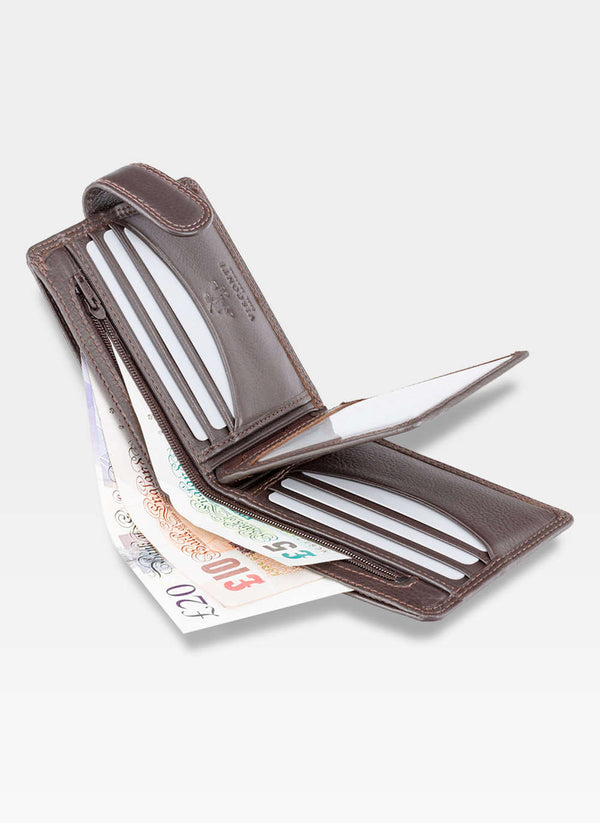 Vīriešu maks Visconti P9, brūns S41