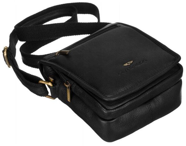 Vīriešu rokassoma Peterson N50, melna R149