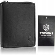 Vīriešu vertikāls ādas maks Stevens S17