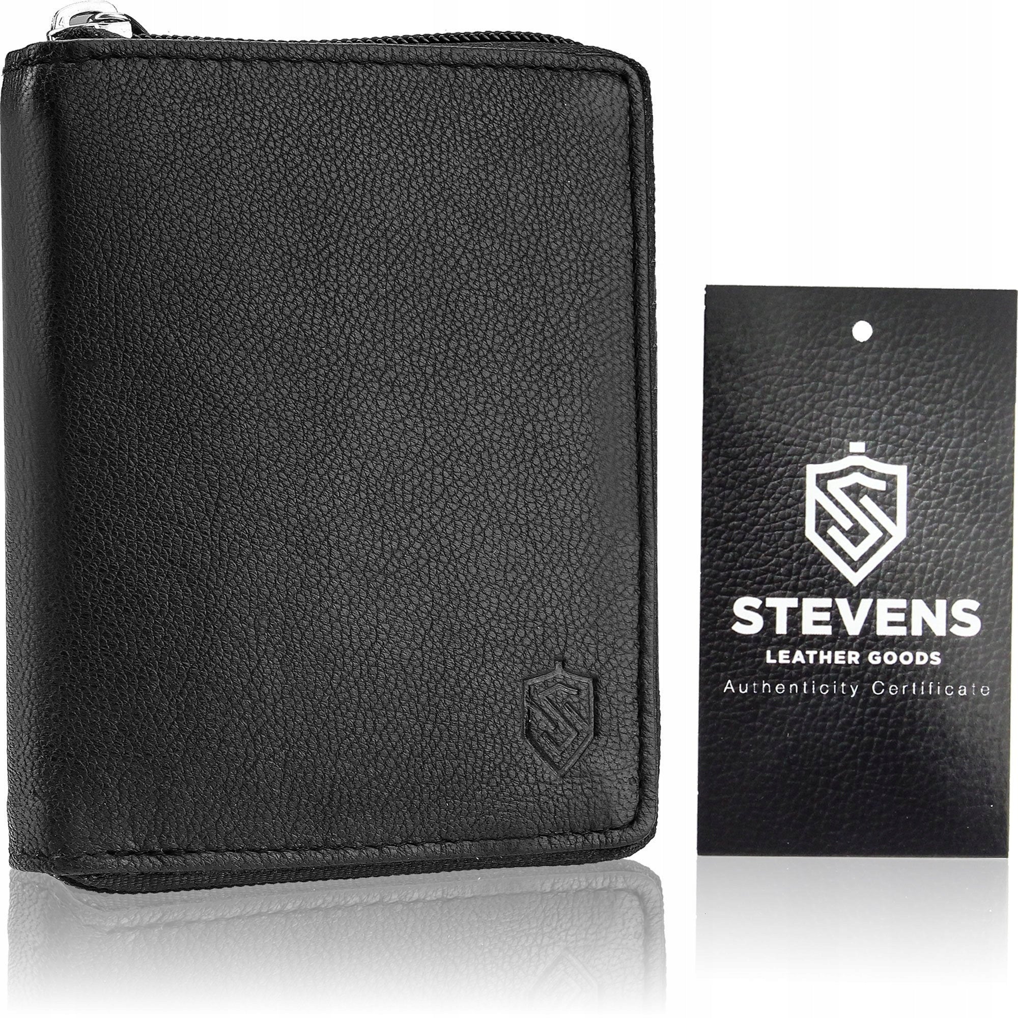Vīriešu vertikāls ādas maks Stevens S17