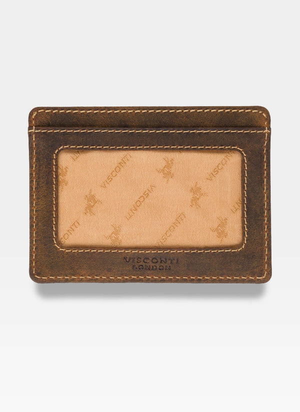 Vīriešu karšu maciņš Visconti M6, brūns S7