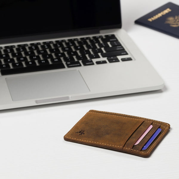 Vīriešu karšu maciņš Visconti M6, brūns S7