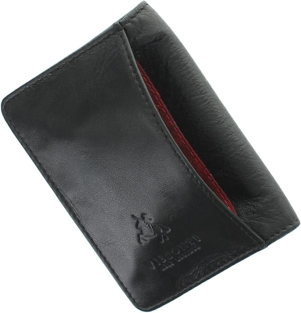 Vīriešu karšu maciņš Visconti VSL-24 Blk/Red S5