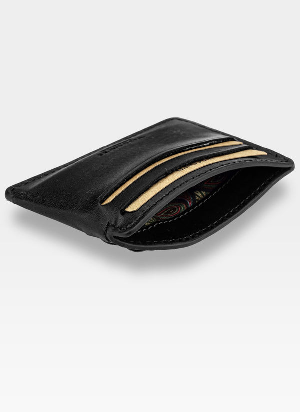 Vīriešu īstas ādas karšu maciņš Visconti MT-86, melns S4