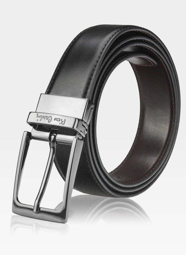 Vīriešu ādas josta Pierre Cardin FWJX5, melna