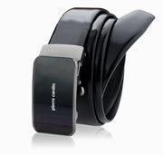 Vīriešu ādas josta Pierre Cardin, melna