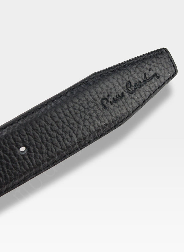 Vīriešu ādas josta Pierre Cardin ROBO melna D51