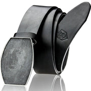 Vīriešu ādas josta Stevens, melna D27