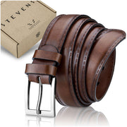 Vīriešu ādas josta Stevens, brūna D24