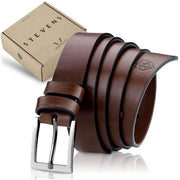 Vīriešu ādas josta Stevens, brūna D22