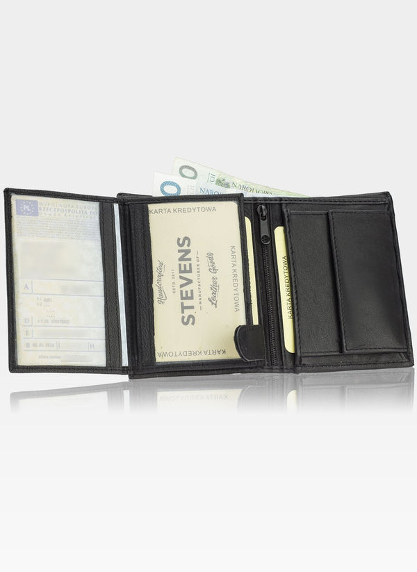 Vīriešu jostas un ādas maka komplekts STEVENS D6