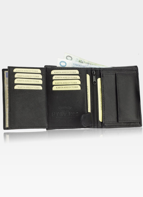 Vīriešu jostas un ādas maka komplekts STEVENS D6