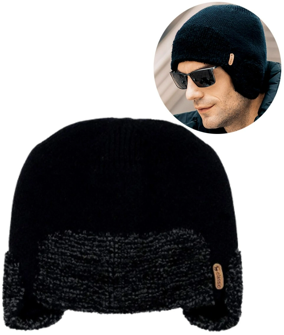 Ziemas cepure S114, melna