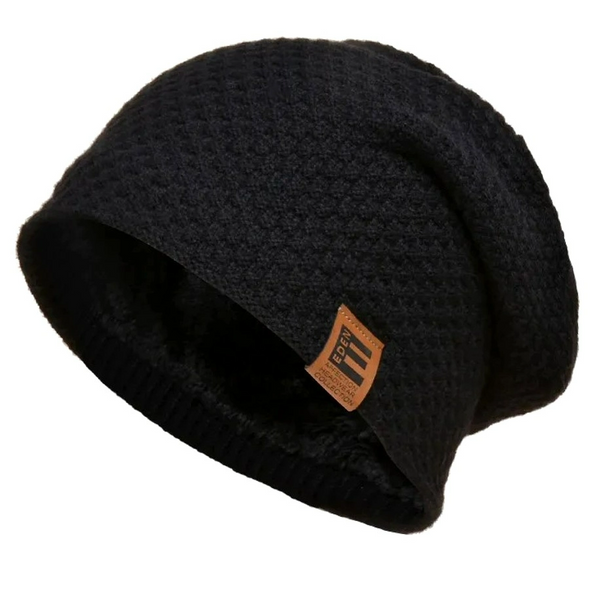 Ziemas cepure S118, melna